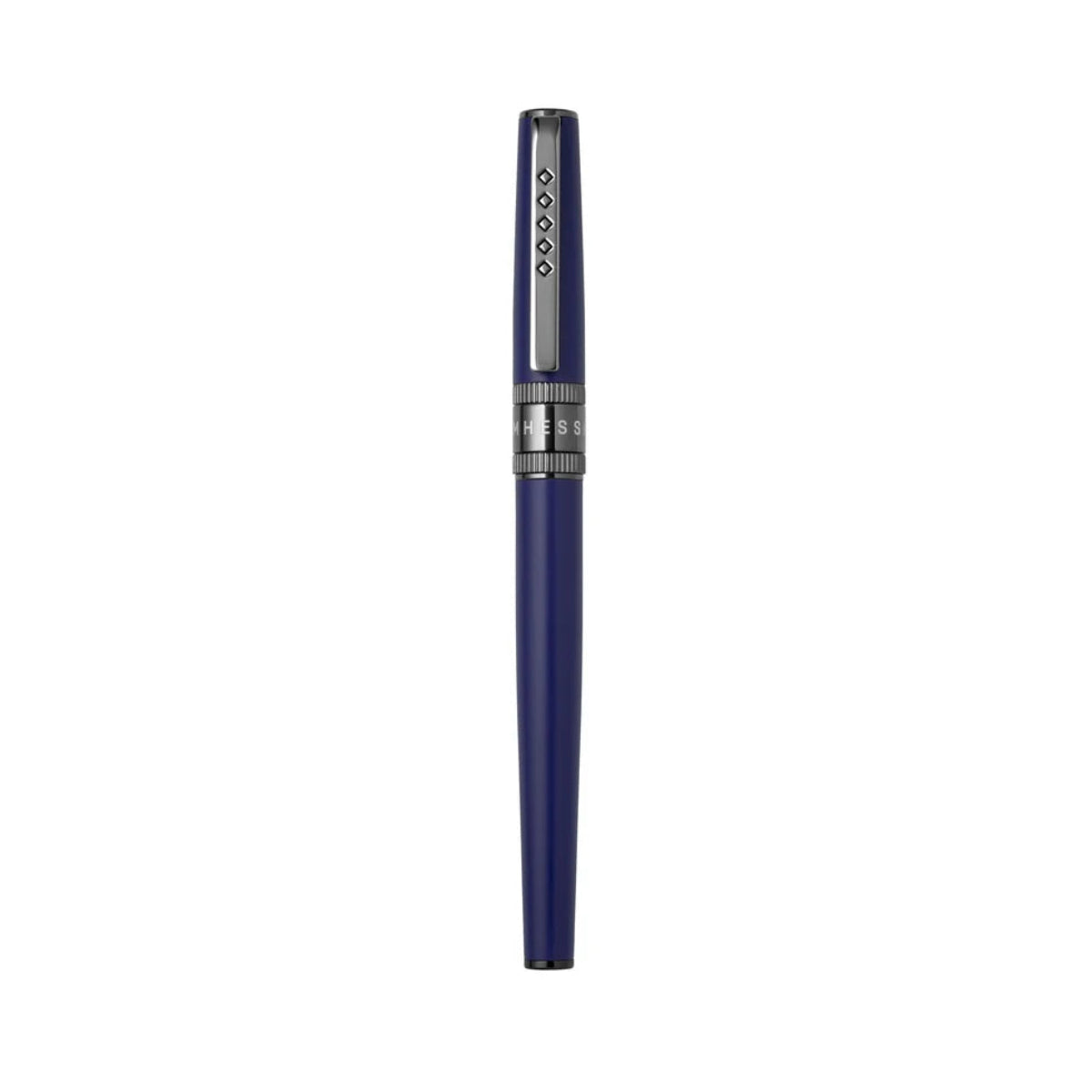 Tom Hessin Rebel "Oxford Blue" Fountain Pen – Gunmetal Trim-Pen Boutique Ltd