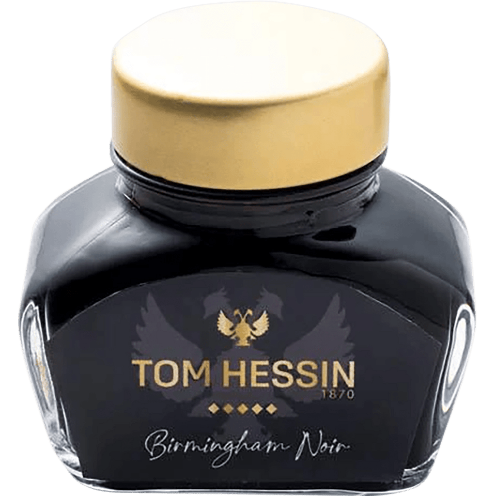 Tom Hessin Ink Bottle – Birmingham Noir Black - 30ml - Pen Boutique Ltd