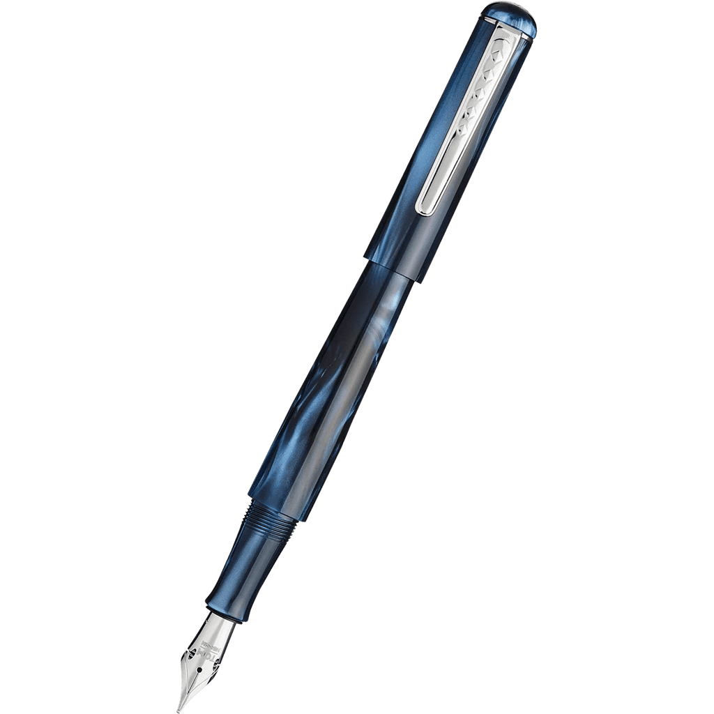 Tom Hessin Charles "Signature Blue" Fountain Pen - Pen Boutique Ltd