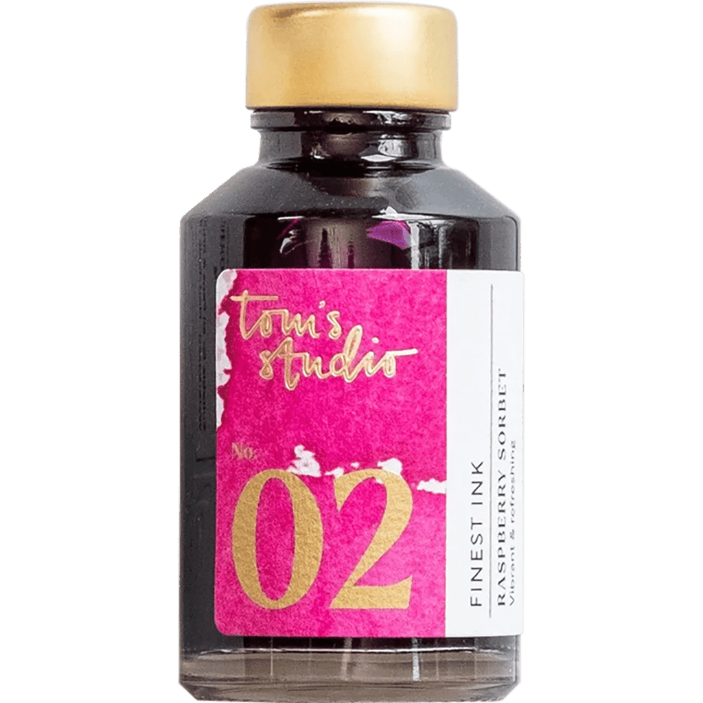 Tom's Studio Ink Bottles - 02 Raspberry Sorbet - 50ml - Pen Boutique Ltd