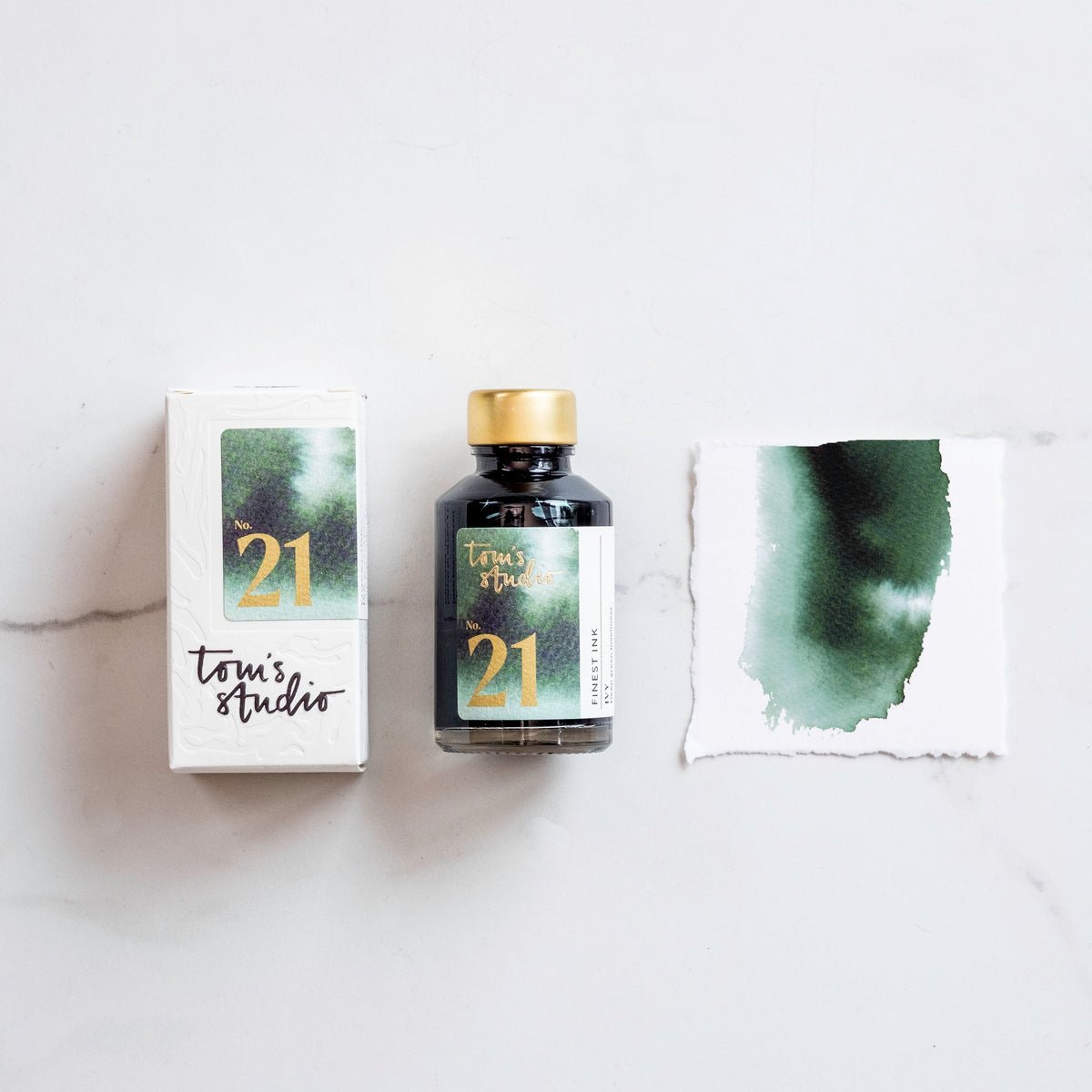 Tom's Studio Ink Bottles - 21 Ivy - 50ml - Pen Boutique Ltd