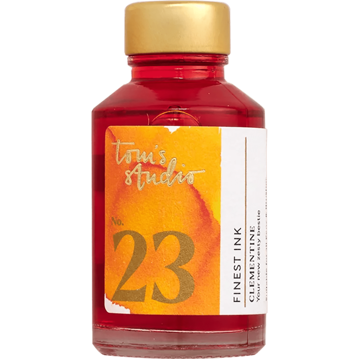 Tom's Studio Ink Bottles - 23 Clementine - 50ml - Pen Boutique Ltd