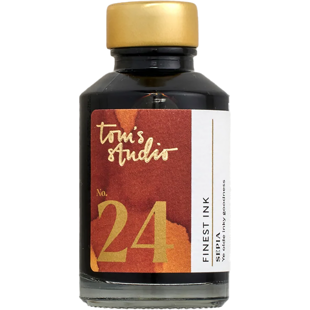 Tom's Studio Ink Bottles - 24 Sepia - 50ml-Pen Boutique Ltd