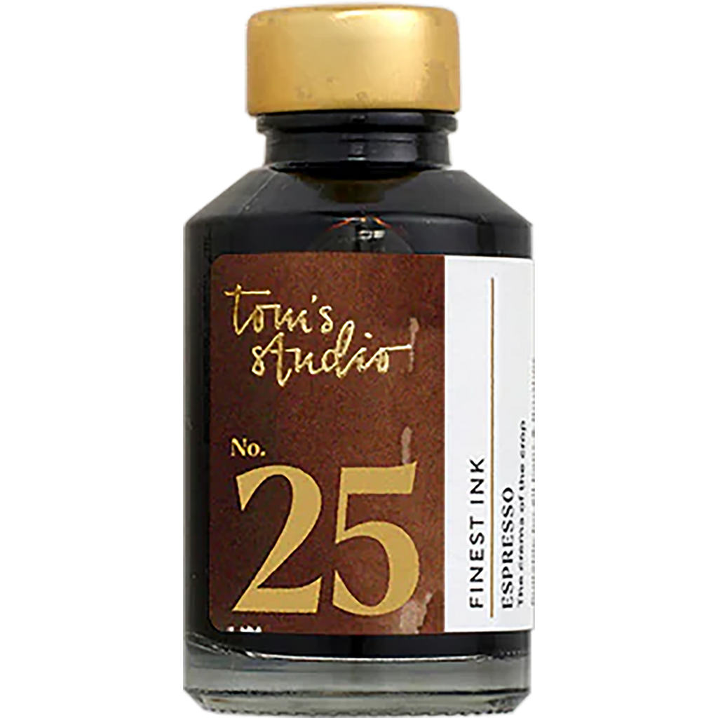 Tom's Studio Ink Bottles - 25 Espresso - 50ml-Pen Boutique Ltd