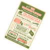 Traveler's Plastic Sheet - 2026 (Passport Size) - Pen Boutique Ltd