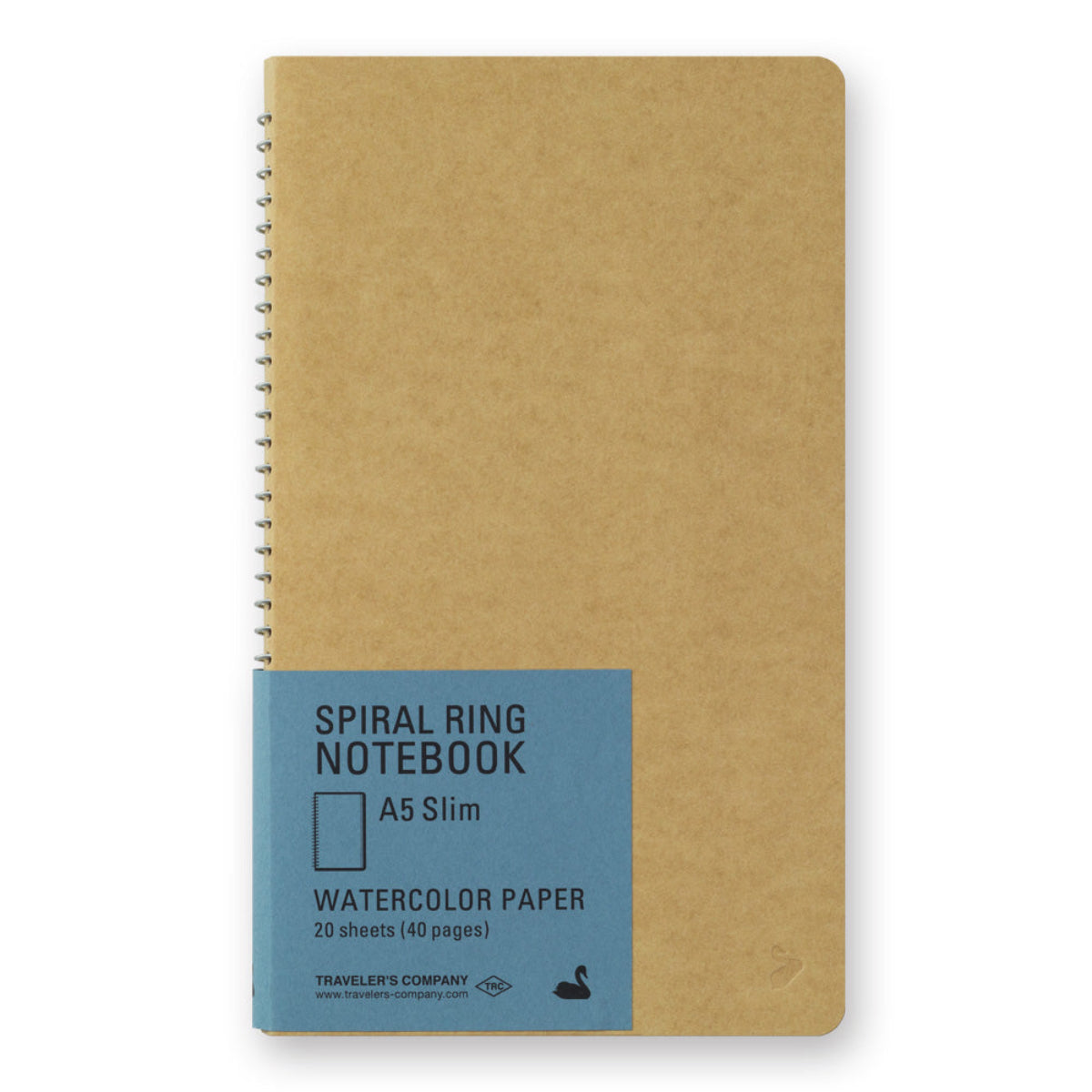 Traveler's Spiral Ring Notebook - A5 Water Color Paper - Slim-Pen Boutique Ltd