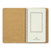 Traveler's Spiral Ring Notebook - A6 DW Kraft Paper - Slim-Pen Boutique Ltd