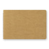 Traveler's Spiral Ring Notebook - B6 - Blank DW Kraft Paper-Pen Boutique Ltd