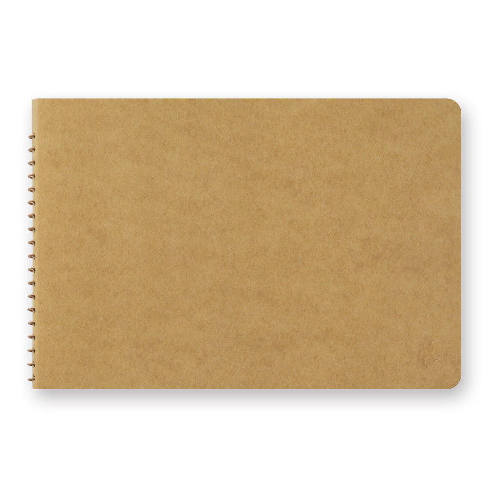 Traveler's Spiral Ring Notebook - B6 - Blank DW Kraft Paper-Pen Boutique Ltd