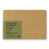 Traveler's Spiral Ring Notebook - B6 - Blank DW Kraft Paper-Pen Boutique Ltd