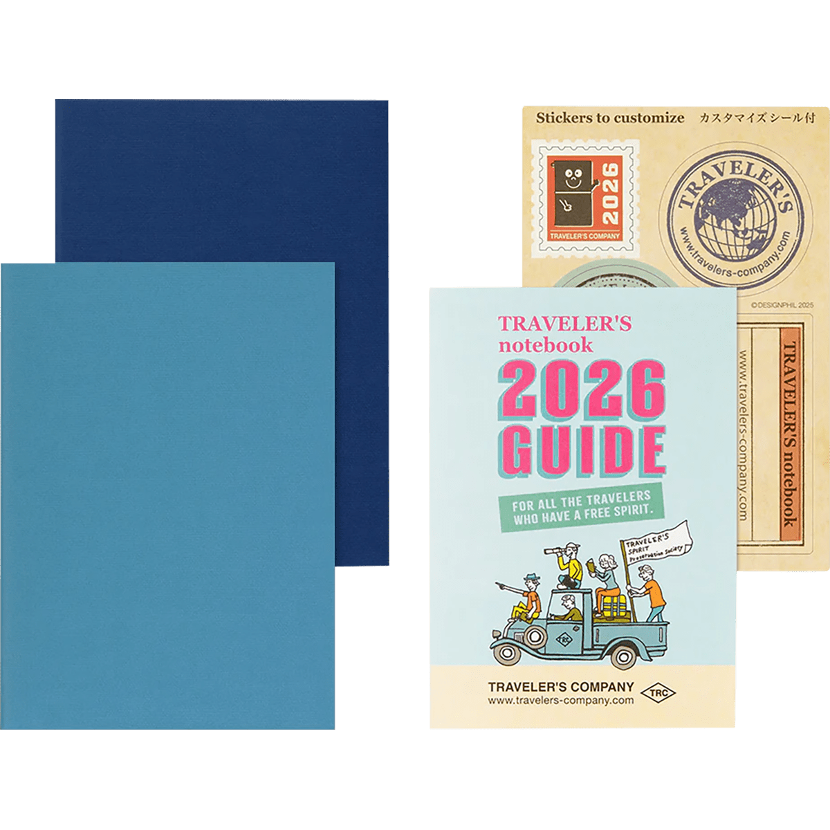 Traveler's Notebook - 2026 Weekly (Passport Size) - Pen Boutique Ltd
