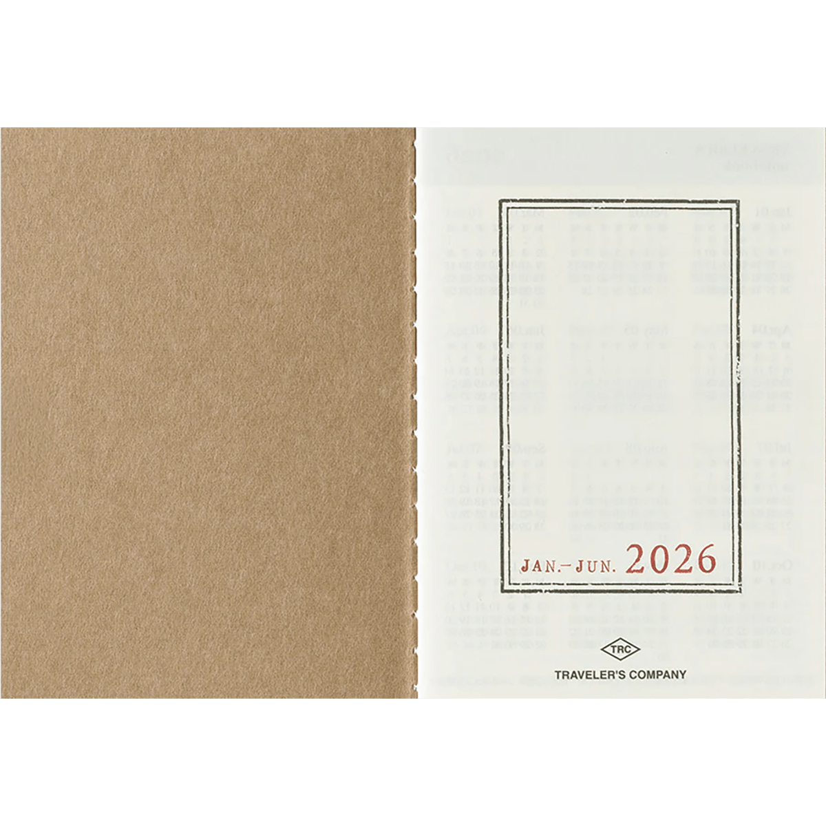 Traveler's Notebook - 2026 Weekly (Passport Size) - Pen Boutique Ltd