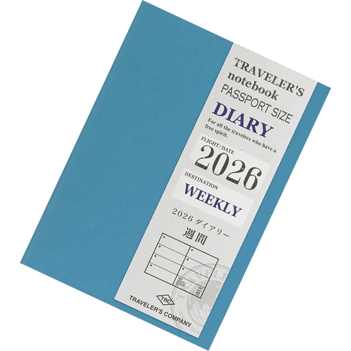 Traveler's Notebook - 2026 Weekly (Passport Size) - Pen Boutique Ltd