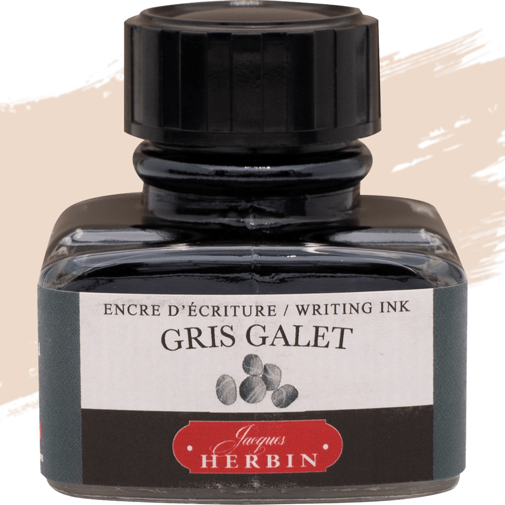 J. Herbin Ink Bottle - Gris Galet - 30ml - Pen Boutique Ltd