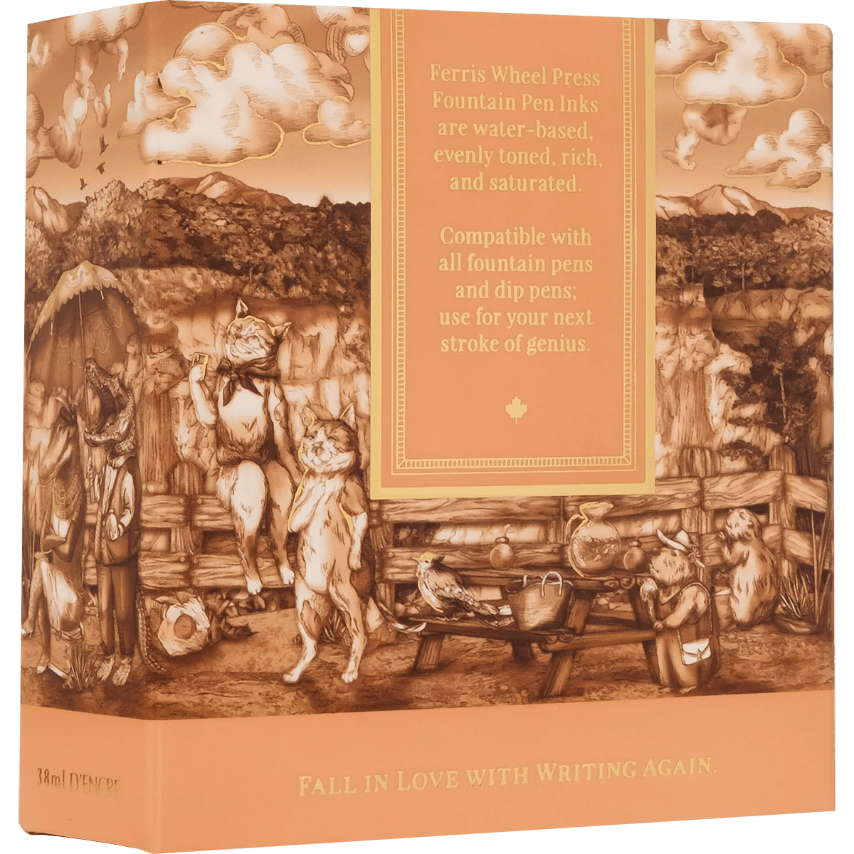 Ferris Wheel Press Ink Bottle - Terracotta Canyon  - 38ml - Pen Boutique Ltd