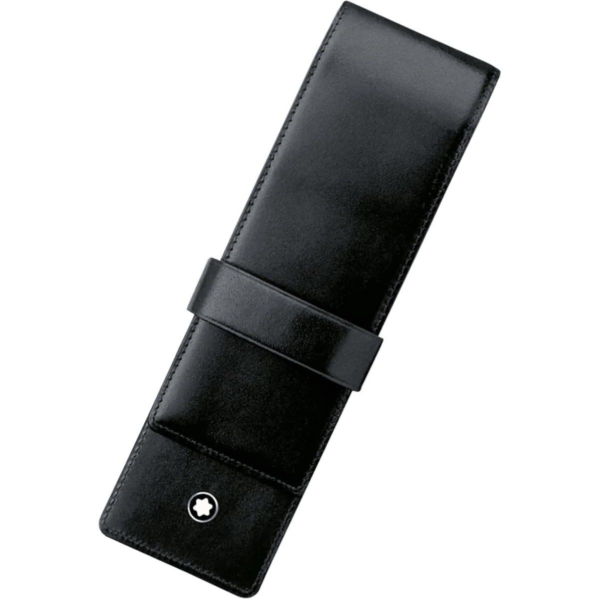 Montblanc Siena Pen Pouch - Smooth Black (2 Pen Slot) - Pen Boutique Ltd