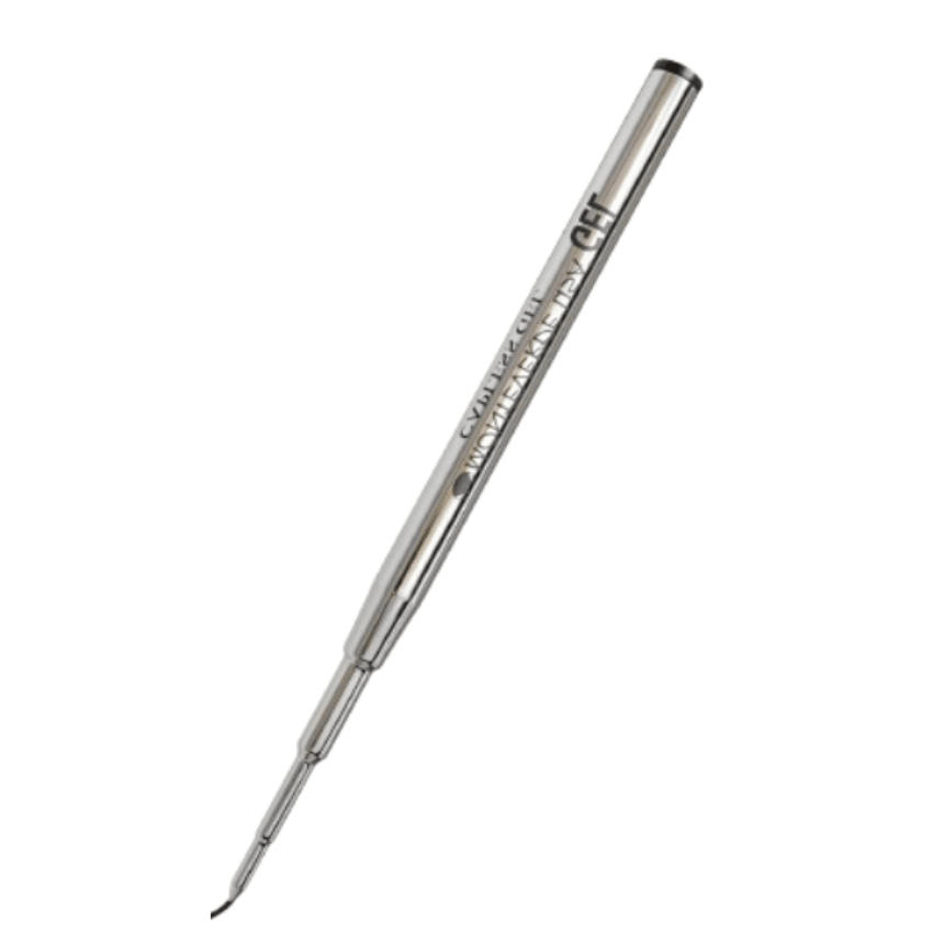 Monteverde Capless Gel Refill (to fit Montblanc) - Black - Broad Point (1/pack) - Pen Boutique Ltd
