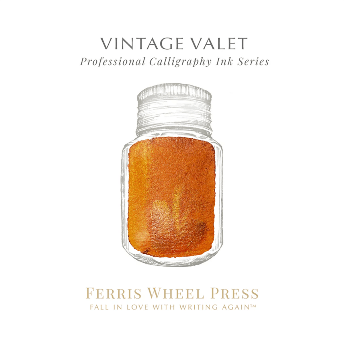 Ferris Wheel Press Calligraphy Ink Bottle - Vintage Valet - 28ml - Pen Boutique Ltd