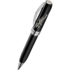 Visconti Alfred Hitchcock Ballpoint Pen - Black - Palladium Trim - Pen Boutique Ltd