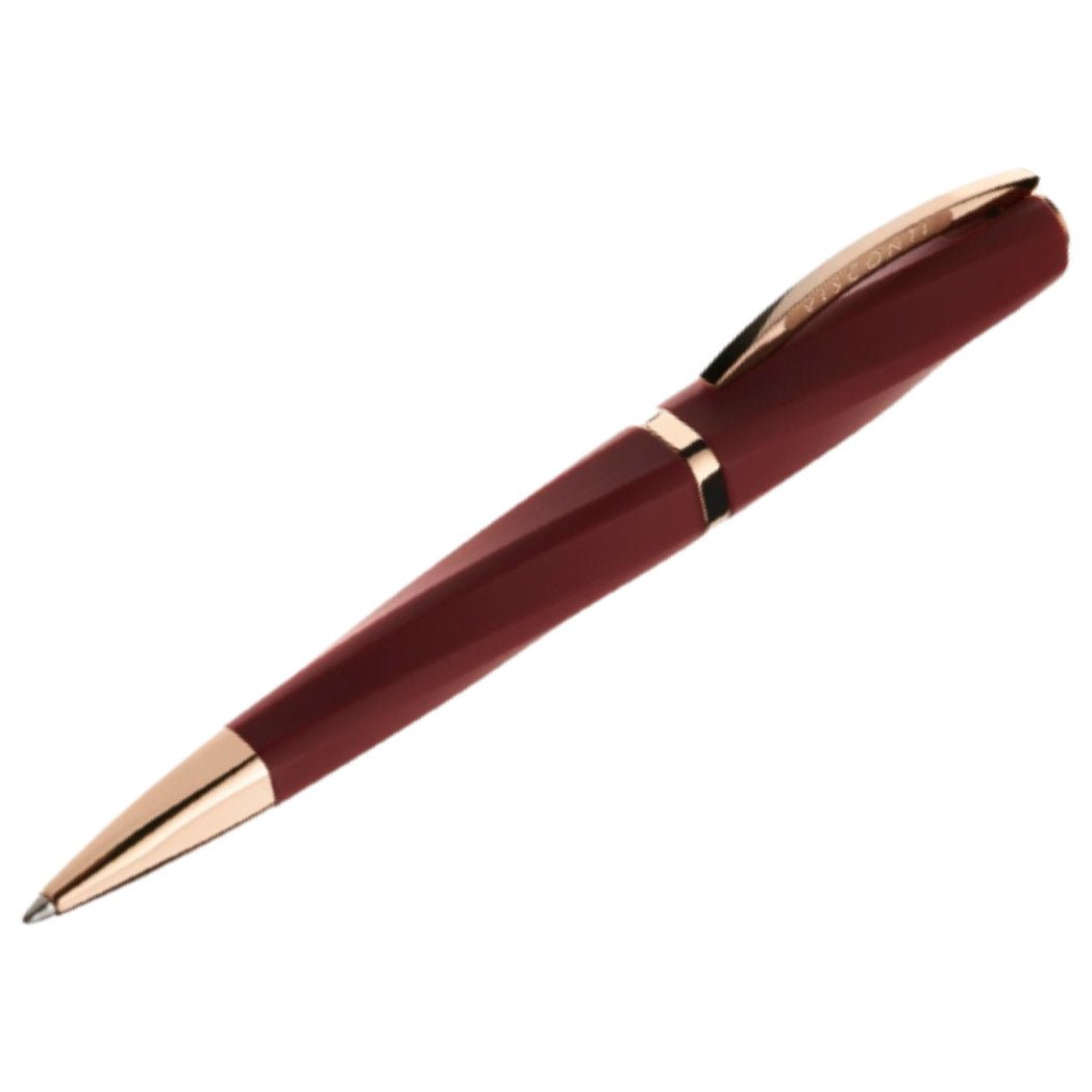 Visconti Divina Ballpoint Pen - Matte Bordeaux (Oversize) - Pen Boutique Ltd