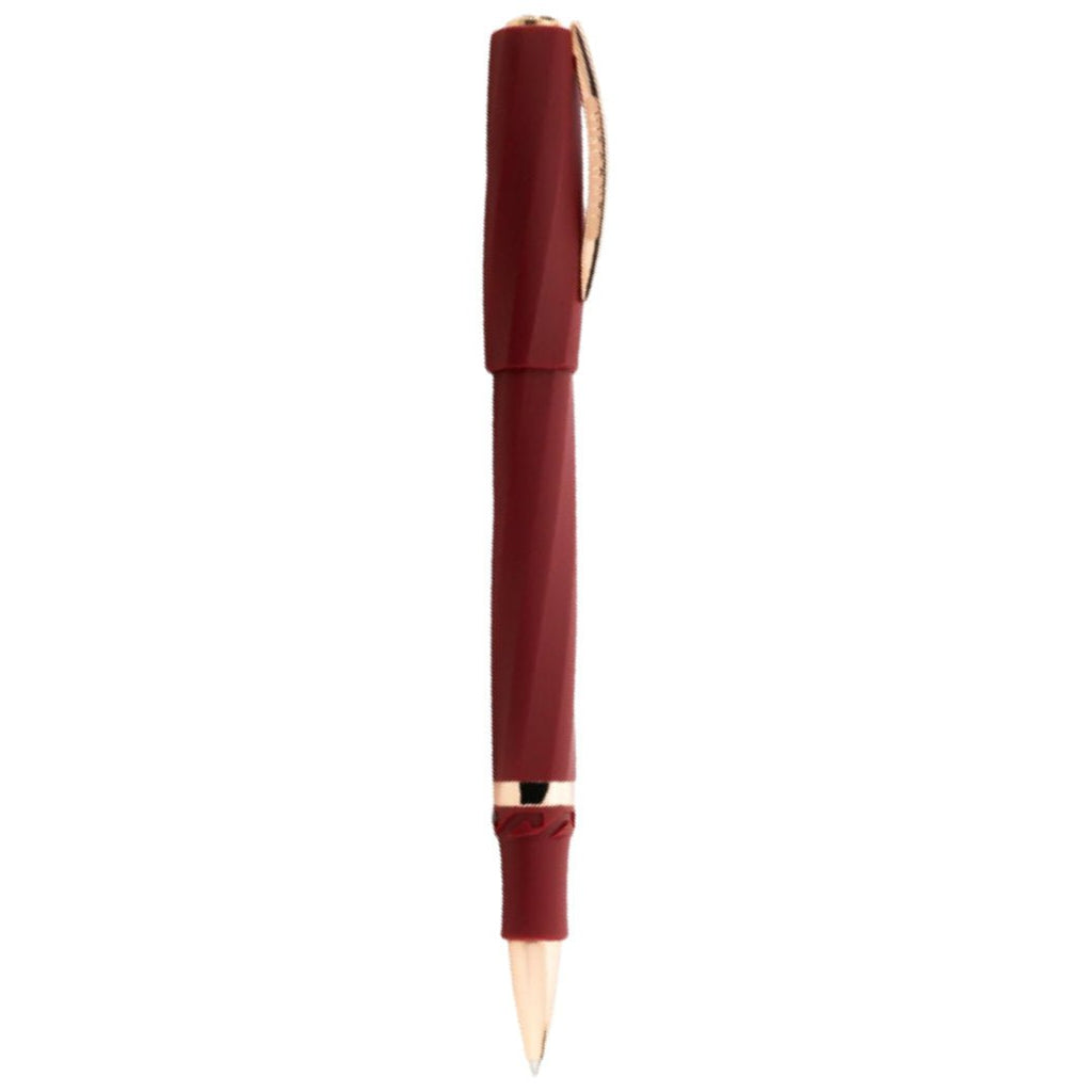 Visconti Divina Rollerball Pen - Matte Bordeaux (Oversize) - Pen Boutique Ltd
