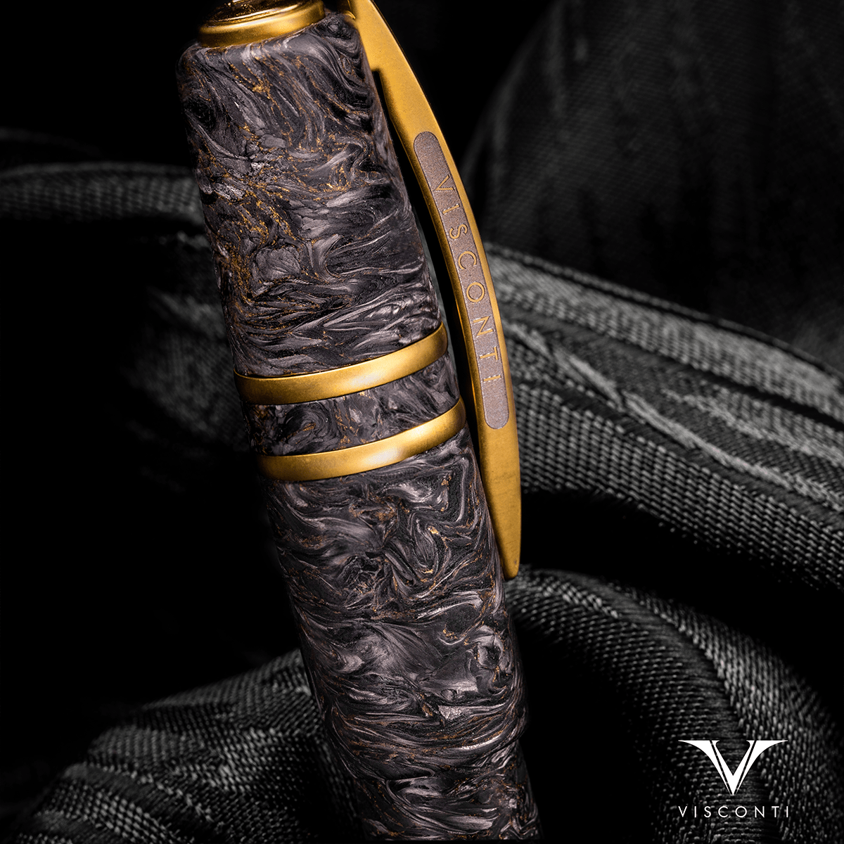 Visconti Homo Sapiens Fountain Pen - Carbon Moiré - 18k Nib (Limited Edition) - Pen Boutique Ltd