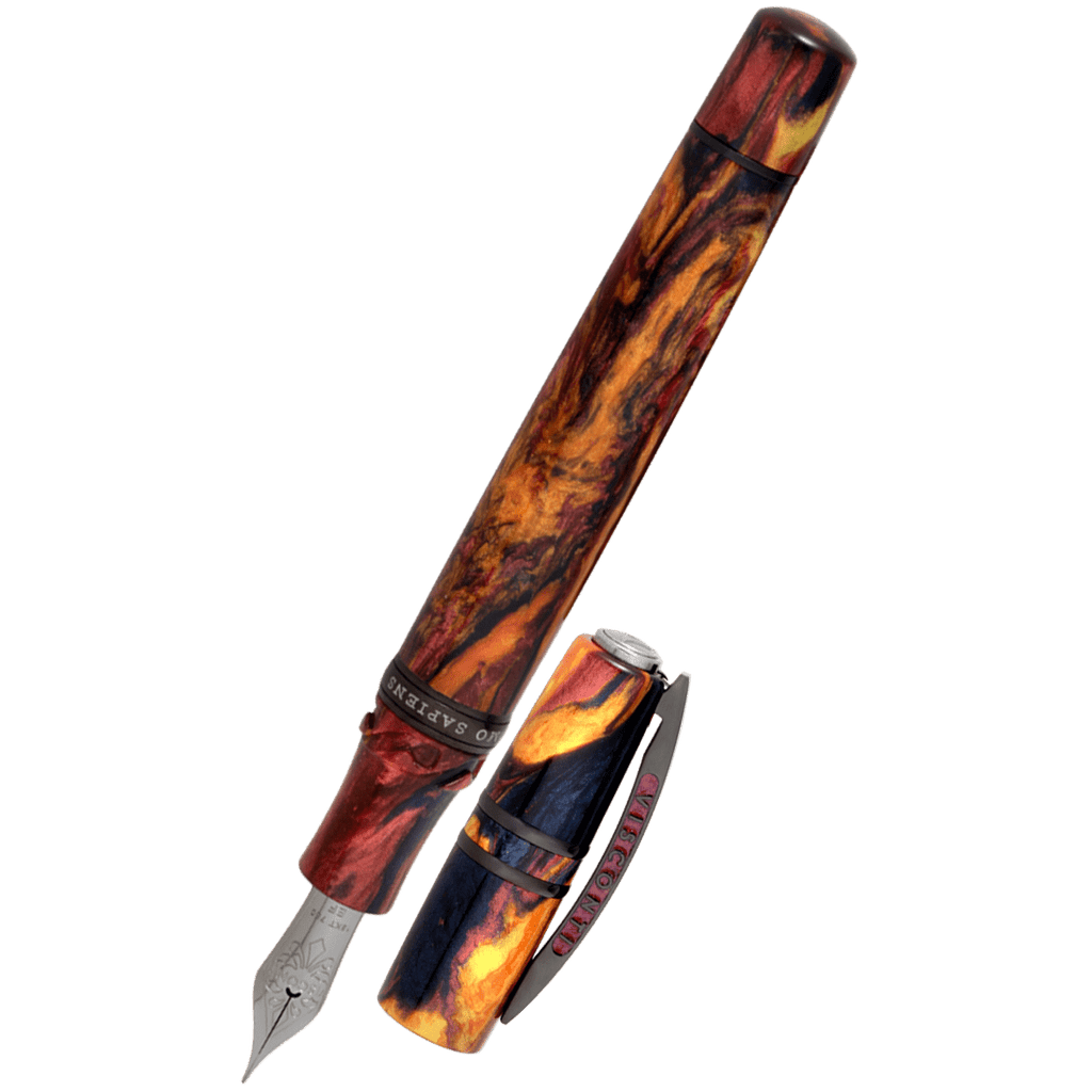 Visconti Homo Sapiens Earth Origins Fountain Pen - Fire - 18k Nib (Limited Edition) - Pen Boutique Ltd