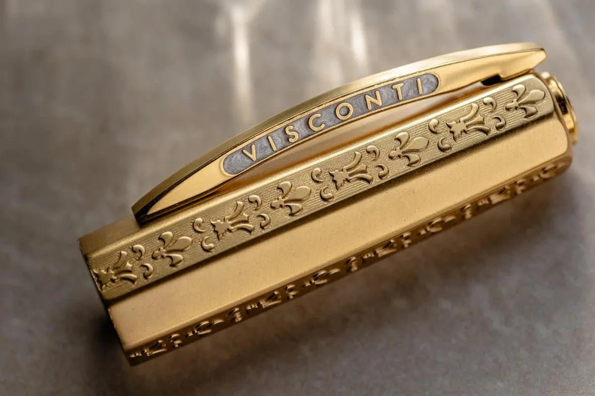 Visconti Il Magnifico Calacatta Gold Fountain Pen (Limited Edition) - Pen Boutique Ltd