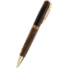 Visconti Medici Ballpoint Pen - Briarwood - Yellow Gold Trim - Pen Boutique Ltd