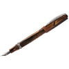 Visconti Medici Fountain Pen - Briarwood - Ruthenium Trim - Oversize - Pen Boutique Ltd
