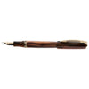 Visconti Medici Fountain Pen - Briarwood - Yellow Gold Trim - Oversize - Pen Boutique Ltd