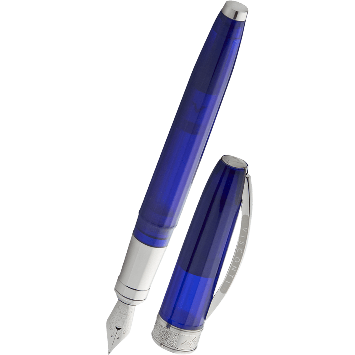 Visconti Michelangelo Fountain Pen - Blue - Pen Boutique Ltd