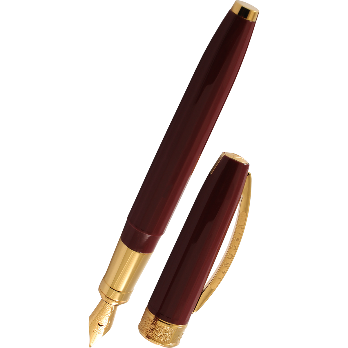 Visconti Michelangelo Fountain Pen - Bordeaux (Special Edition)-Pen Boutique Ltd