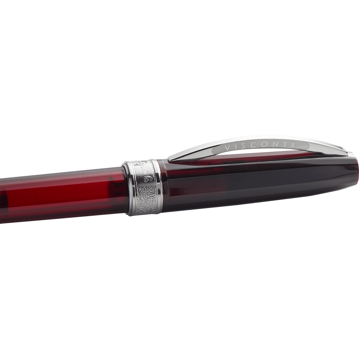 Visconti Michelangelo Fountain Pen - Red - Pen Boutique Ltd