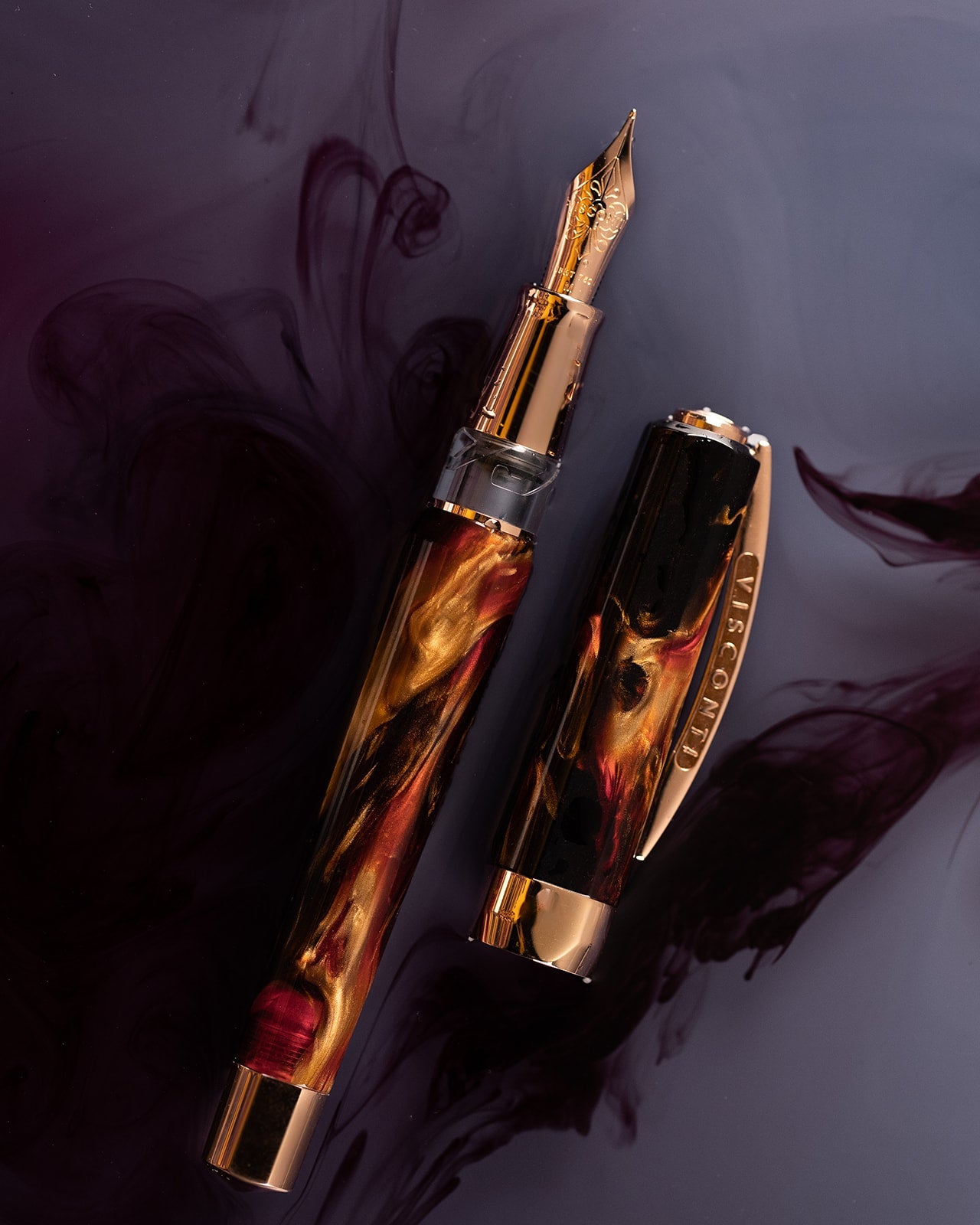 Visconti Opera Master Essence Fountain Pen - Firestorm (Limited Edition) - Pen Boutique Ltd