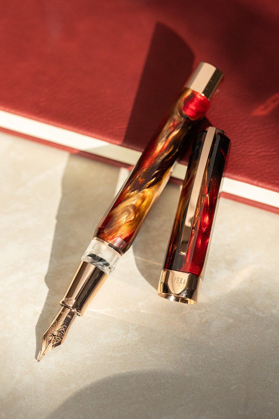 Visconti Opera Master Essence Fountain Pen - Firestorm (Limited Edition) - Pen Boutique Ltd