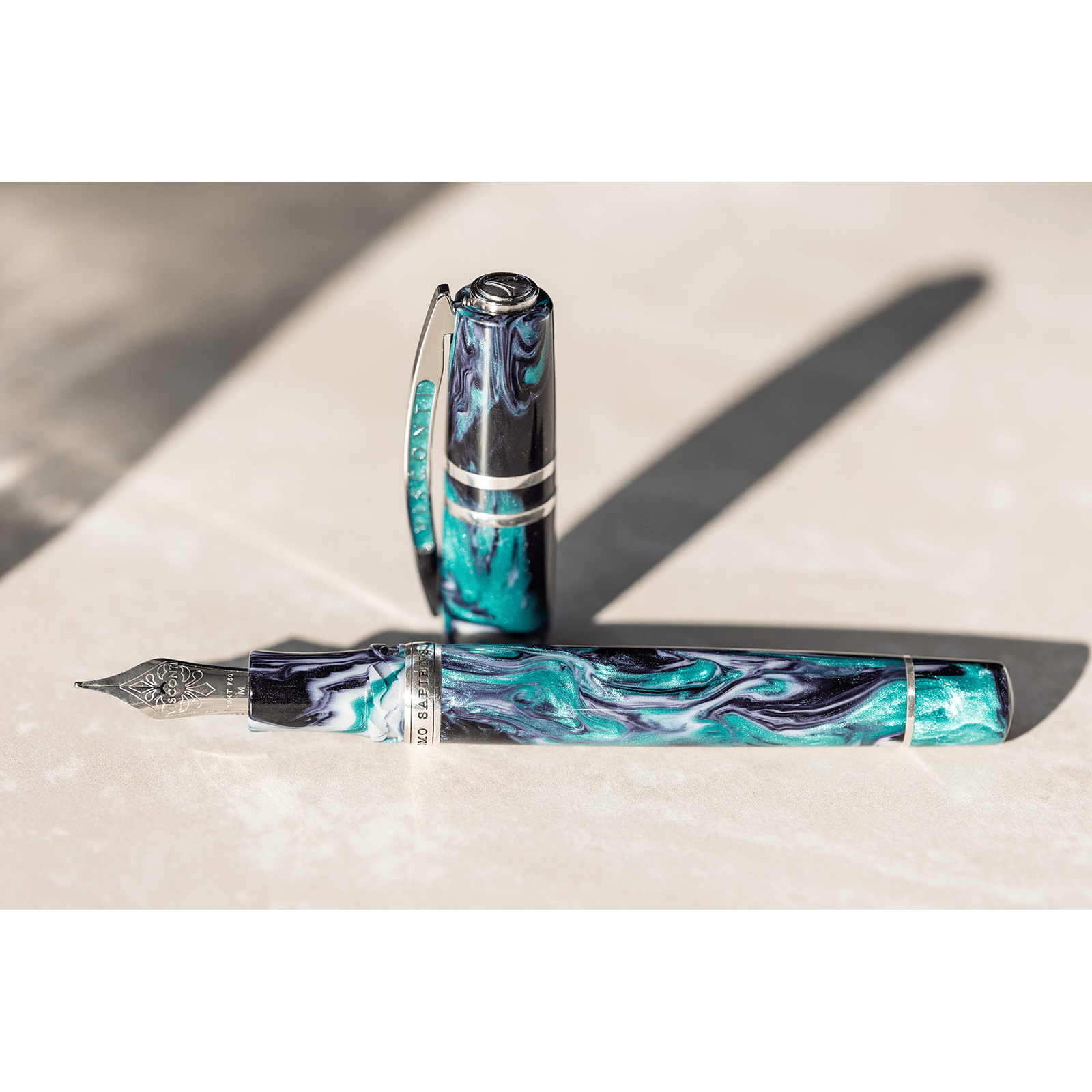 Visconti Homo Sapiens Earth Origins Fountain Pen - Air - 18k Nib (Limited Edition) - Pen Boutique Ltd