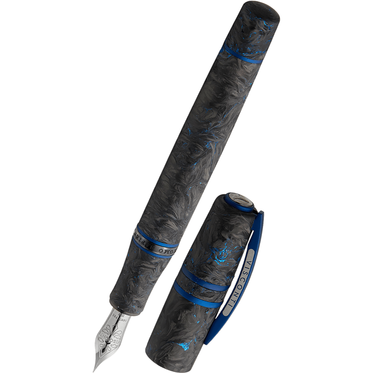 Visconti Homo Sapiens Fountain Pen - Carbon Abyssus - 18k Nib (Limited Edition) - Pen Boutique Ltd