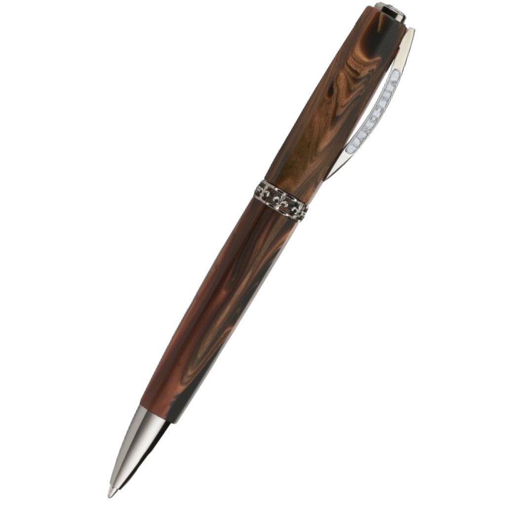 Visconti Medici Ballpoint Pen - Briarwood - Ruthenium Trim - Pen Boutique Ltd