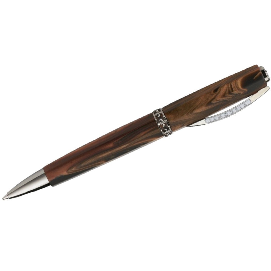 Visconti Medici Ballpoint Pen - Briarwood - Ruthenium Trim - Pen Boutique Ltd