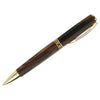 Visconti Medici Ballpoint Pen - Briarwood - Yellow Gold Trim - Pen Boutique Ltd