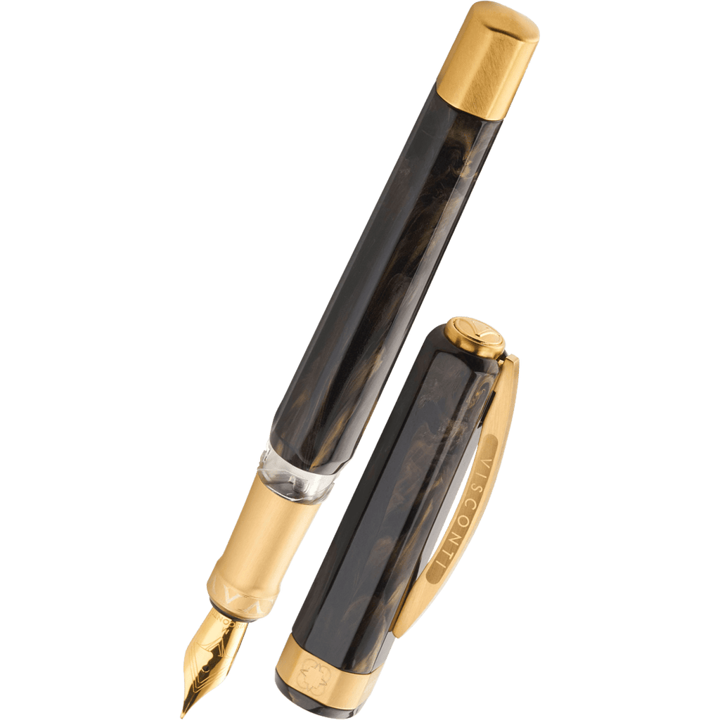 Visconti Opera Gold Fountain Pen - Black - Pen Boutique Ltd