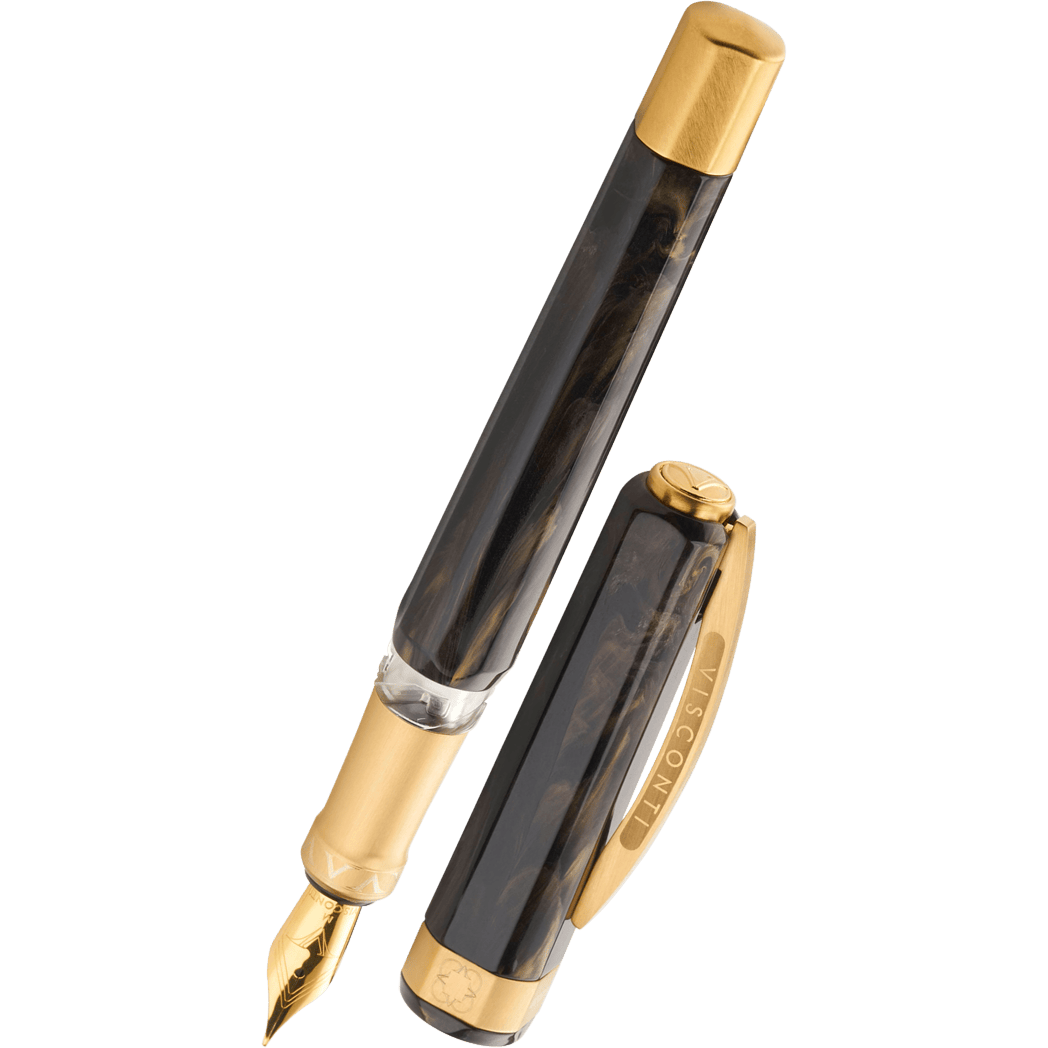 Visconti Opera Gold Fountain Pen - Black - Pen Boutique Ltd