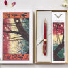Visconti Van Gogh Ballpoint Pen - Flowering Plum Orchard - Pen Boutique Ltd