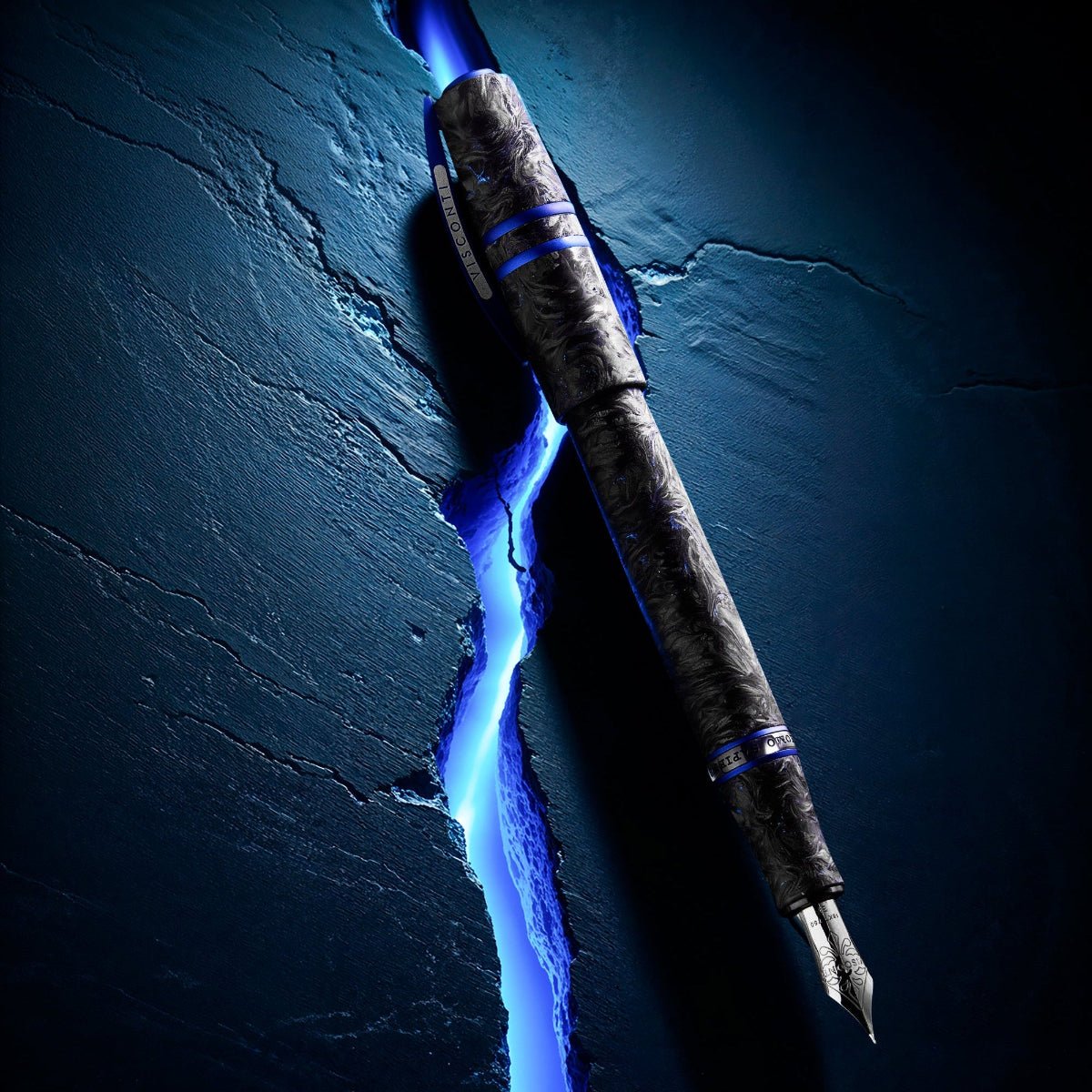 Visconti Homo Sapiens Fountain Pen - Carbon Abyssus - 18k Nib (Limited Edition) - Pen Boutique Ltd