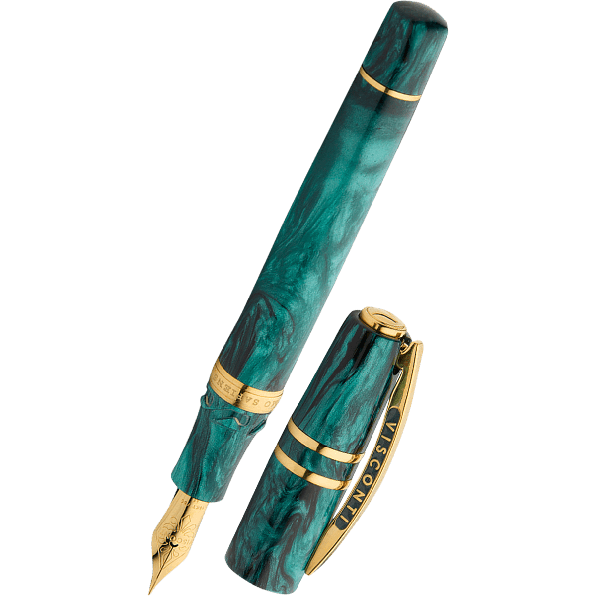 Visconti Homo Sapiens Fountain Pen - Dark Emerald - 18k Nib (Limited Edition) - Pen Boutique Ltd