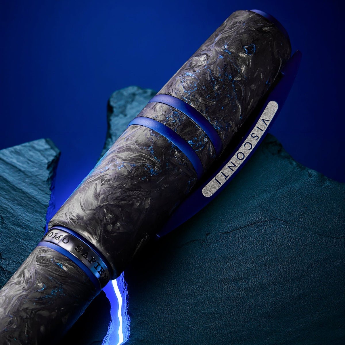 Visconti Homo Sapiens Rollerball Pen - Carbon Abyssus (Limited Edition) - Pen Boutique Ltd