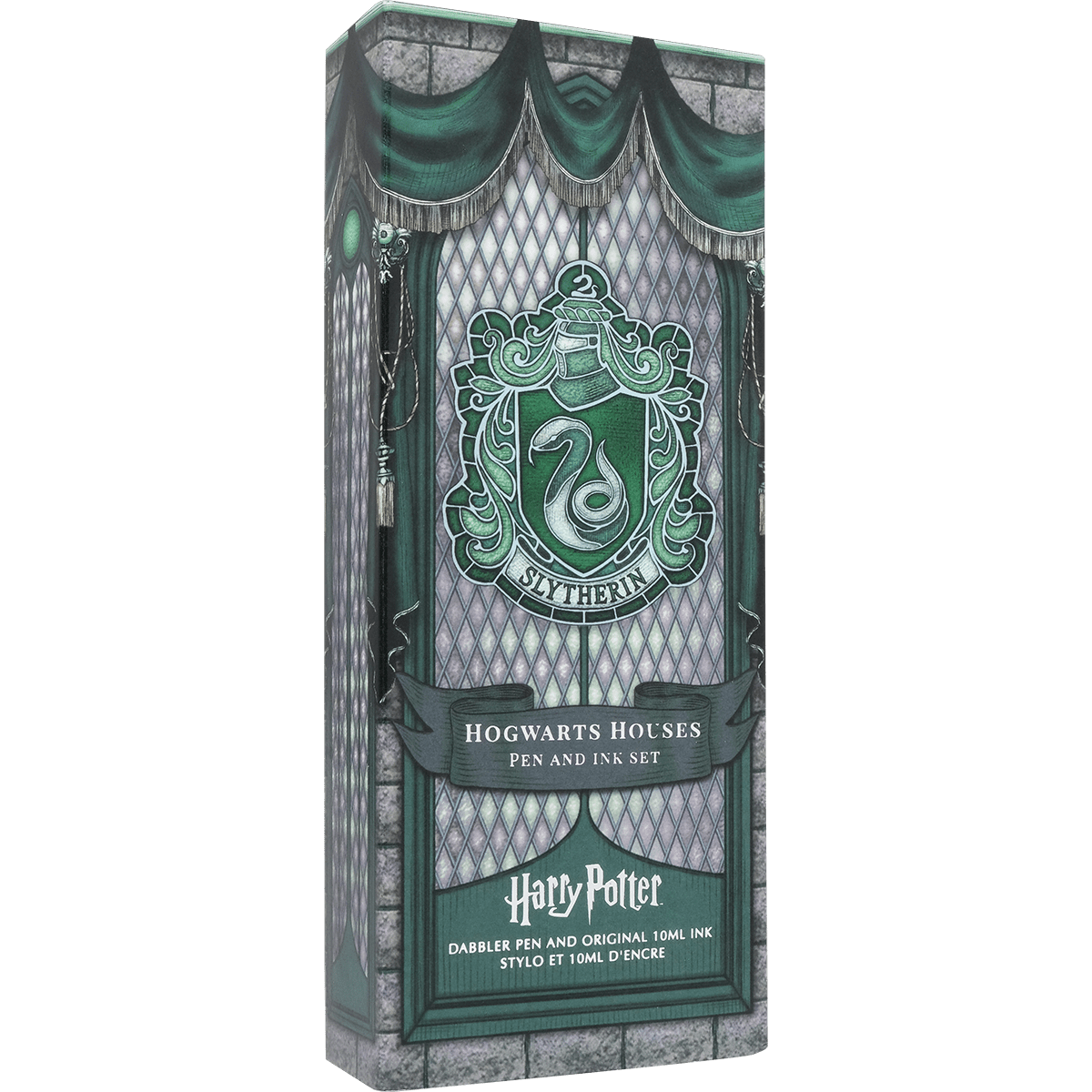 Ferris Wheel Press x WB Dabbler Fountain Pen and Ink Set - Harry Potter Houses of Hogwarts: Slytherin - 2539 - Pen Boutique Ltd