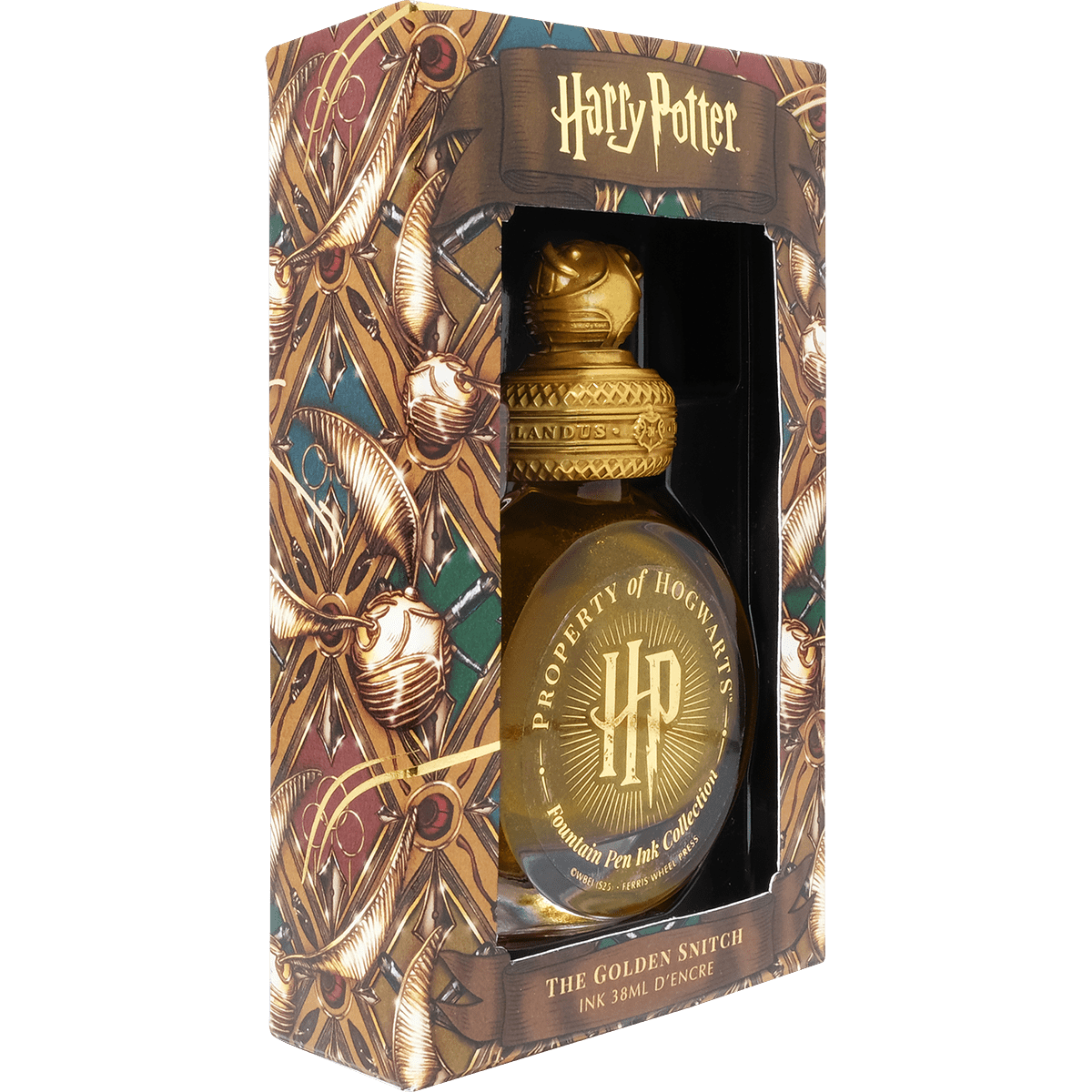 Ferris Wheel Press x WB Ink Bottle - Harry Potter The Golden Snitch - 2542 - 38ml - Pen Boutique Ltd