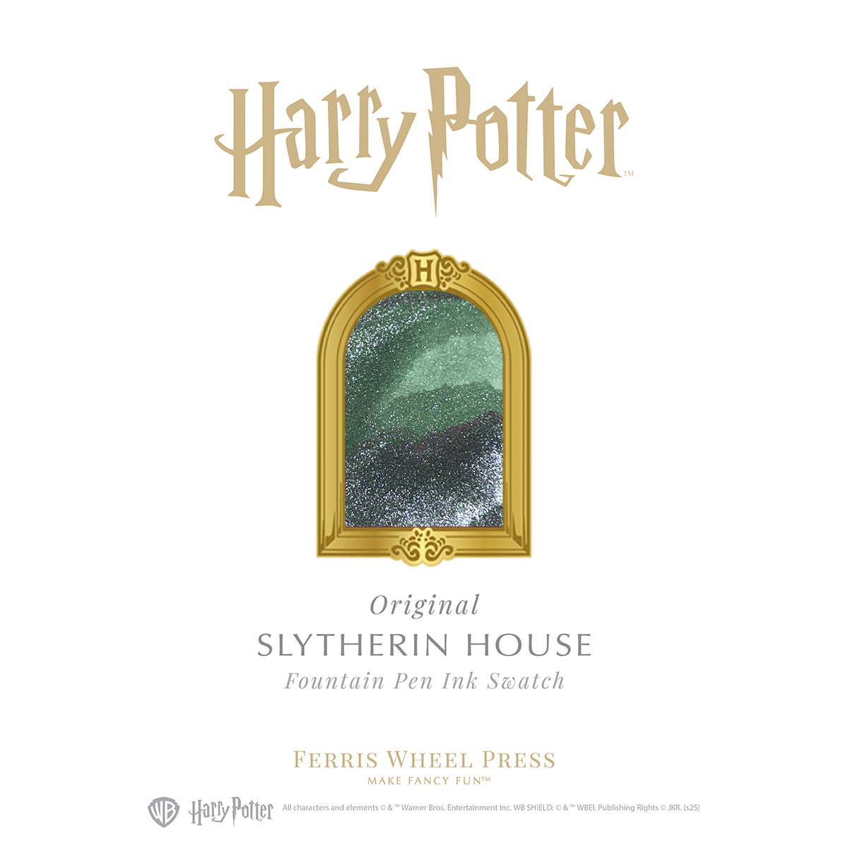 Ferris Wheel Press x WB Ink Bottle - Harry Potter Slytherin House - 2539 - 38ml - Pen Boutique Ltd
